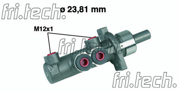 FRI.TECH. pagrindinis cilindras, stabdžiai PF234
