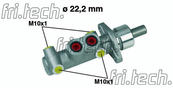 FRI.TECH. pagrindinis cilindras, stabdžiai PF236