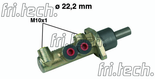 FRI.TECH. pagrindinis cilindras, stabdžiai PF237