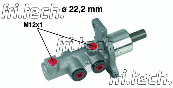 FRI.TECH. pagrindinis cilindras, stabdžiai PF239