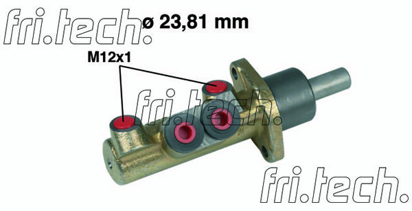 FRI.TECH. pagrindinis cilindras, stabdžiai PF253