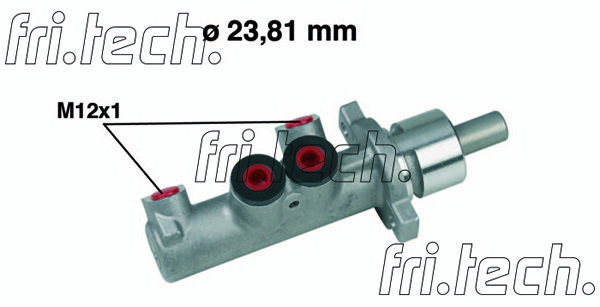 FRI.TECH. pagrindinis cilindras, stabdžiai PF265