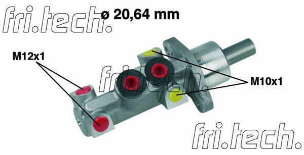 FRI.TECH. pagrindinis cilindras, stabdžiai PF288