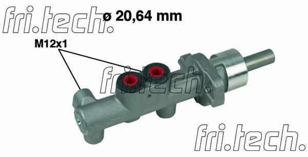FRI.TECH. pagrindinis cilindras, stabdžiai PF330