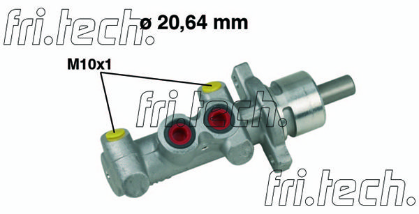 FRI.TECH. pagrindinis cilindras, stabdžiai PF381