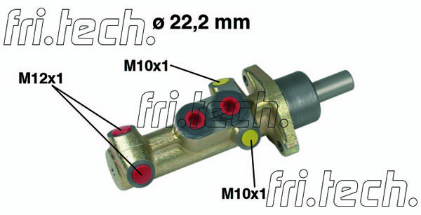 FRI.TECH. pagrindinis cilindras, stabdžiai PF401