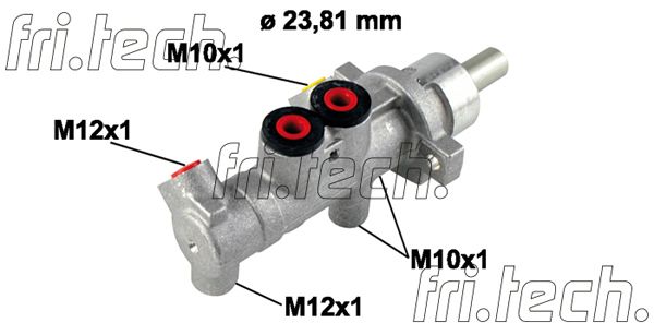 FRI.TECH. pagrindinis cilindras, stabdžiai PF504