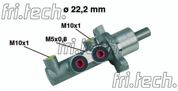 FRI.TECH. pagrindinis cilindras, stabdžiai PF505