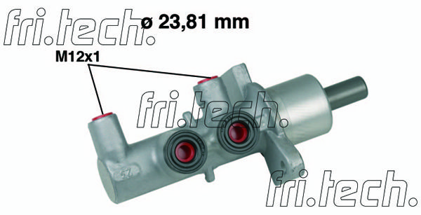 FRI.TECH. pagrindinis cilindras, stabdžiai PF557