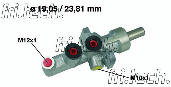 FRI.TECH. pagrindinis cilindras, stabdžiai PF611