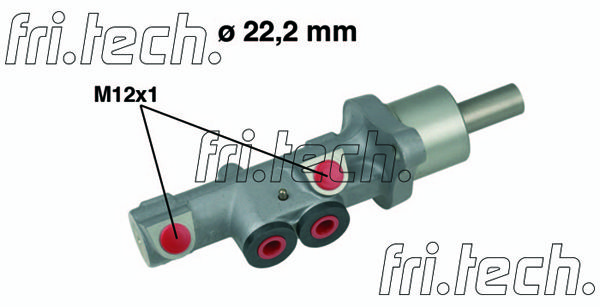 FRI.TECH. pagrindinis cilindras, stabdžiai PF647