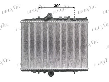 FRIGAIR radiatorius, variklio aušinimas 0103.3080