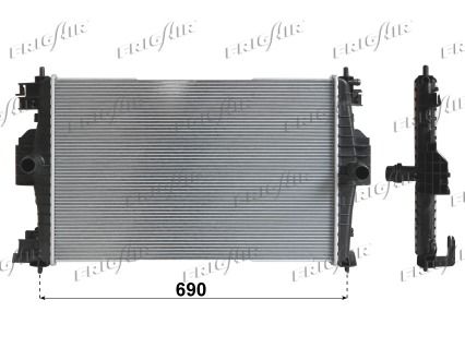 FRIGAIR radiatorius, variklio aušinimas 0103.3082