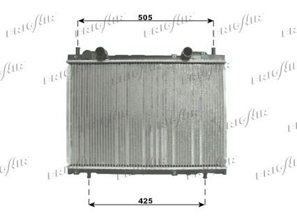 FRIGAIR radiatorius, variklio aušinimas 0104.3085