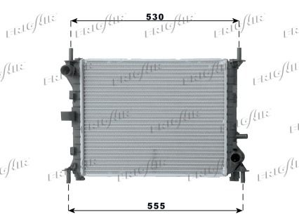 FRIGAIR radiatorius, variklio aušinimas 0105.3056