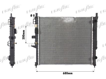 FRIGAIR radiatorius, variklio aušinimas 0106.3083