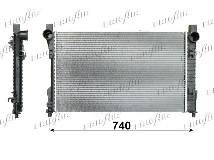FRIGAIR radiatorius, variklio aušinimas 0106.3086