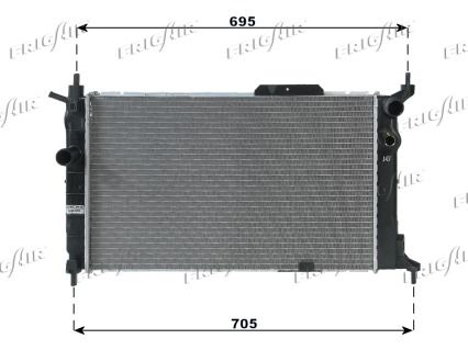 FRIGAIR radiatorius, variklio aušinimas 0107.2037
