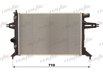 FRIGAIR radiatorius, variklio aušinimas 0107.3078