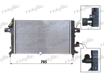 FRIGAIR radiatorius, variklio aušinimas 0107.3089