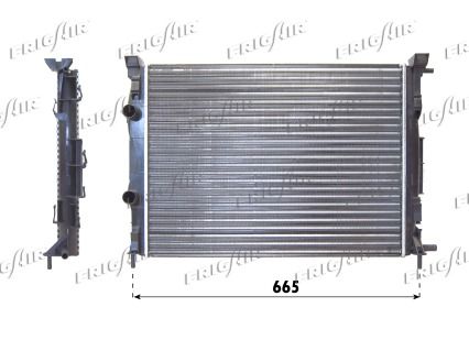 FRIGAIR radiatorius, variklio aušinimas 0109.3090