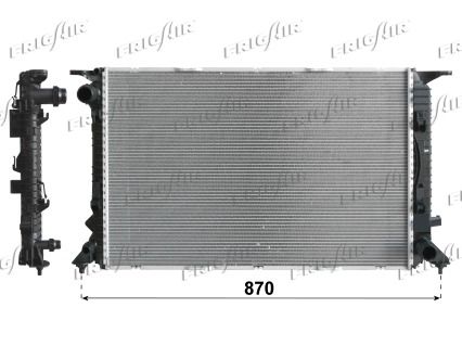 FRIGAIR radiatorius, variklio aušinimas 0110.3144