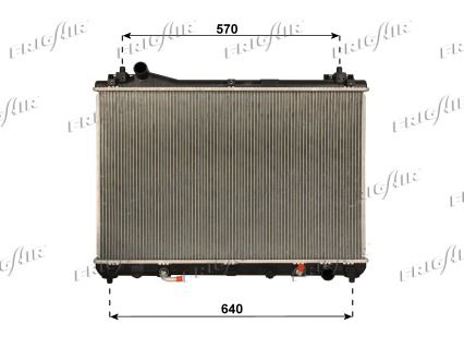 FRIGAIR radiatorius, variklio aušinimas 0114.3043