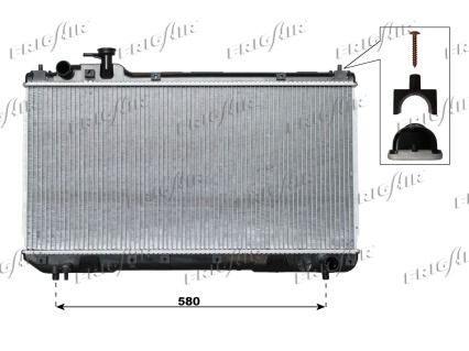 FRIGAIR radiatorius, variklio aušinimas 0115.3096