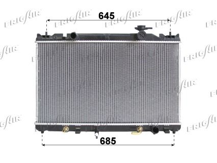 FRIGAIR radiatorius, variklio aušinimas 0115.3118