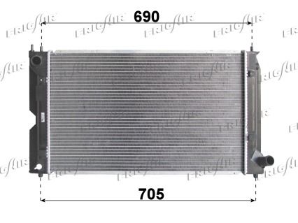 FRIGAIR radiatorius, variklio aušinimas 0115.3143