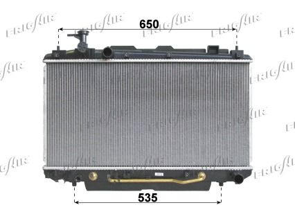 FRIGAIR radiatorius, variklio aušinimas 0115.3169