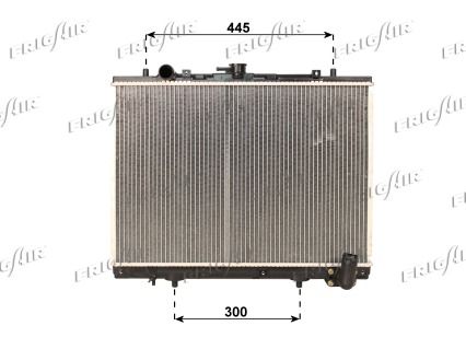 FRIGAIR radiatorius, variklio aušinimas 0116.3034