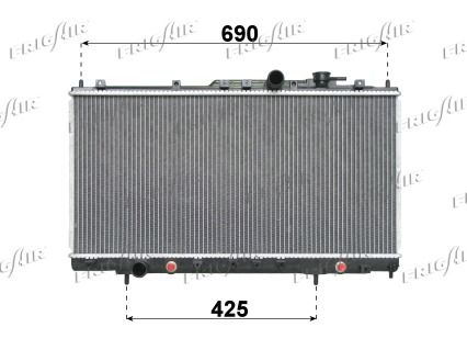 FRIGAIR radiatorius, variklio aušinimas 0118.3018