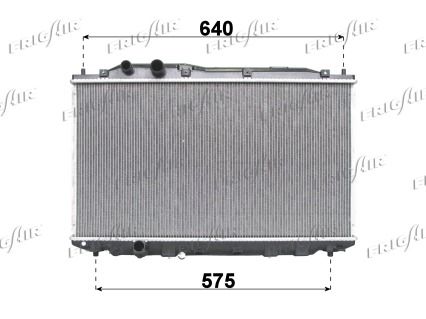 FRIGAIR radiatorius, variklio aušinimas 0119.3025
