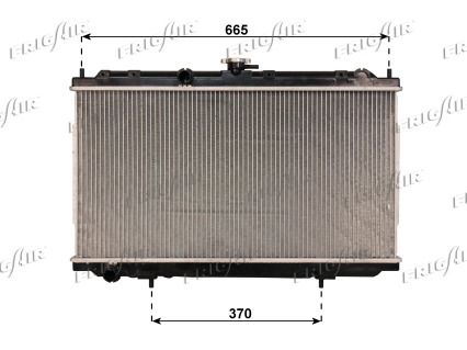 FRIGAIR radiatorius, variklio aušinimas 0121.3053