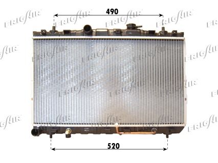 FRIGAIR radiatorius, variklio aušinimas 0128.3100
