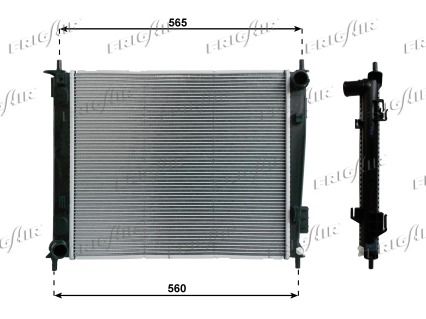 FRIGAIR radiatorius, variklio aušinimas 0133.3039