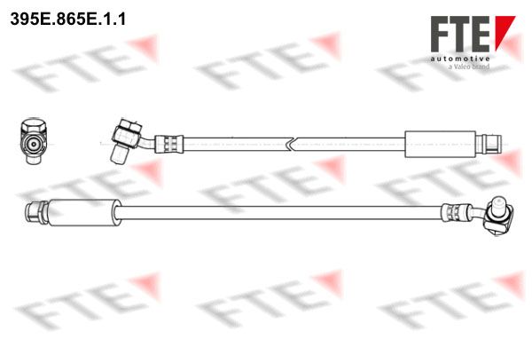 FTE Тормозной шланг 395E.865E.1.1