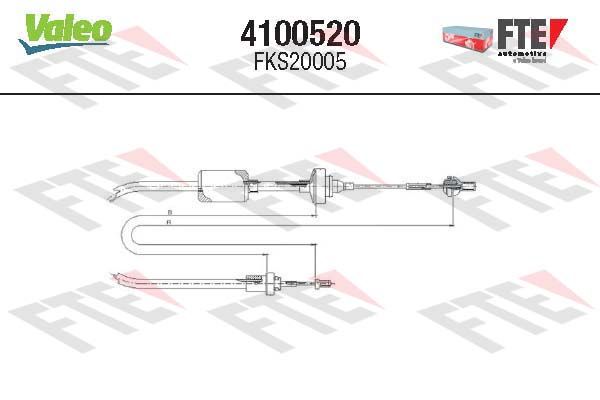 FTE sankabos trosas 4100520