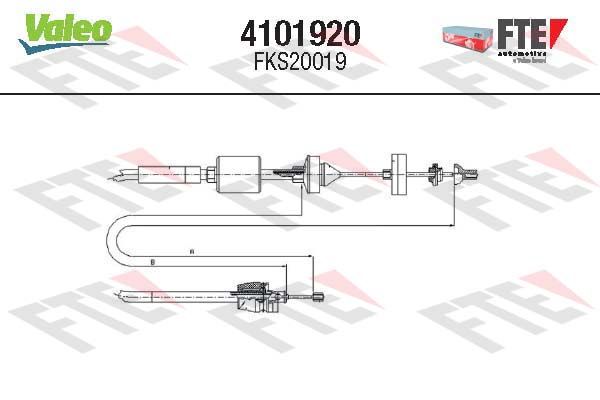 FTE sankabos trosas 4101920