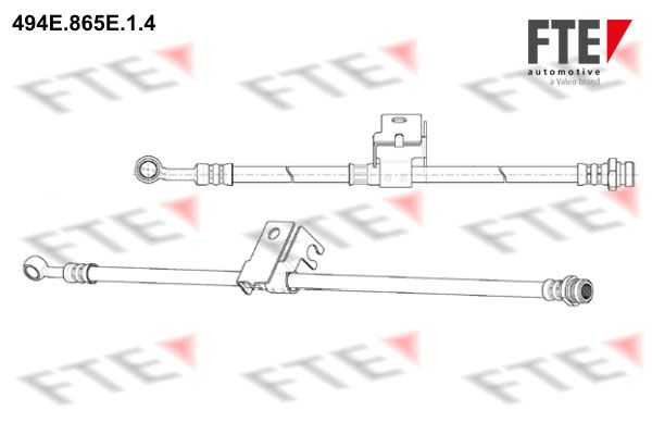 FTE Тормозной шланг 494E.865E.1.4