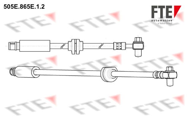 FTE stabdžių žarnelė 505E.865E.1.2