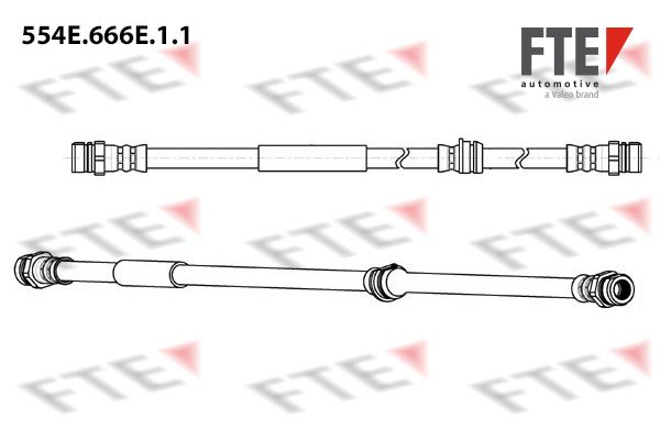 FTE stabdžių žarnelė 554E.666E.1.1