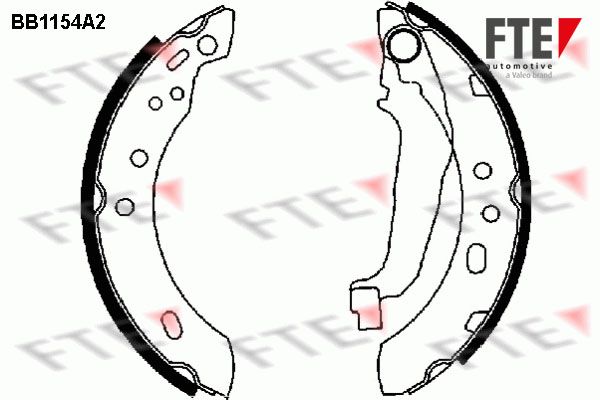 FTE Комплект тормозных колодок 9100029