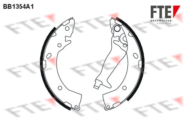 FTE Комплект тормозных колодок 9100104