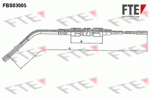 FTE trosas, stovėjimo stabdys 9250103