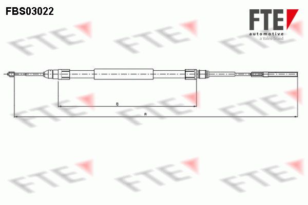 FTE trosas, stovėjimo stabdys 9250111