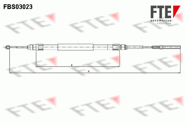 FTE trosas, stovėjimo stabdys 9250112