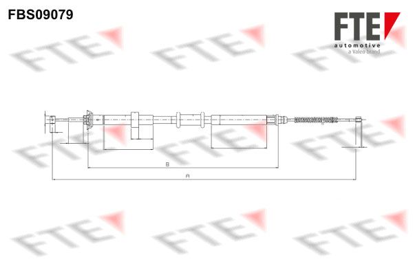 FTE trosas, stovėjimo stabdys 9250299