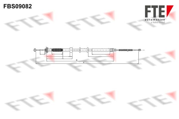 FTE trosas, stovėjimo stabdys 9250302